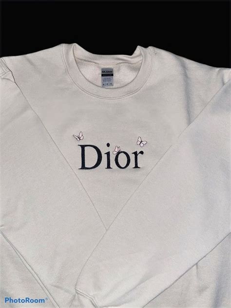 dior butterfly sweatshirt